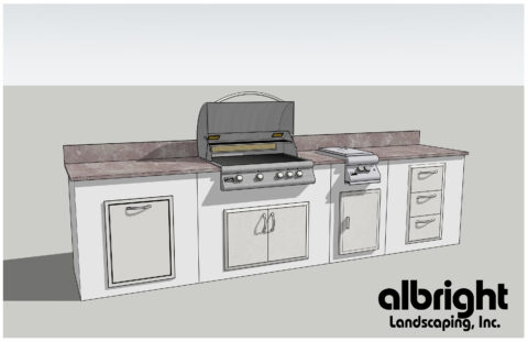 Outdoor Kitchen 3D Design
